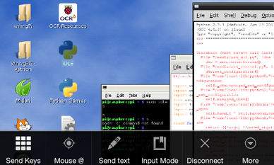 Pi through Andriod and VNC